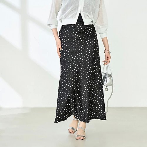 【ノーリーズソフィー/NOLLEY'S sophi】のウォッシャブルドットサテンナロースカート インテリア・キッズ・メンズ・レディースファッション・服の通販 founy(ファニー) https://founy.com/ ファッション Fashion レディースファッション WOMEN スカート Skirt 2025年 2025 2025春夏・S/S Ss,Spring/Summer,2025 おすすめ Recommend サテン Satin ドット Dot 人気 Popularity 定番 Standard 無地 Plain Color |ID: prp329100004452970 ipo3291000000031712740