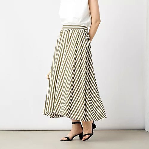 【ノーリーズ/NOLLEY'S】の《セットアップ対応》ドビーストライプフレアスカート インテリア・キッズ・メンズ・レディースファッション・服の通販 founy(ファニー) https://founy.com/ ファッション Fashion レディースファッション Fashion for Women セットアップ Matching Sets スカート・ミニ/ミディ/マキシ Skirts / Mini, Midi & Maxi Skirts スカート Skirts Aライン・フレアスカート A-Line & Flared Skirts 2025年 2025 2025春夏・S/S Spring/Summer 2025 SS25 シンプル Simple, Minimal ストライプ Stripe, Striped Pattern セットアップ Set-Up, Coordinated Outfit フレア Flare, Flared 夏 Summer |ID: prp329100004452971 ipo3291000000033983724