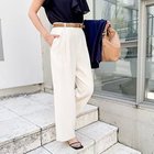【ノーリーズ/NOLLEY'S】の《セットアップ対応》ウォッシャブル麻調タックワイドパンツ キナリ|ID: prp329100004452981 ipo3291000000032025186
