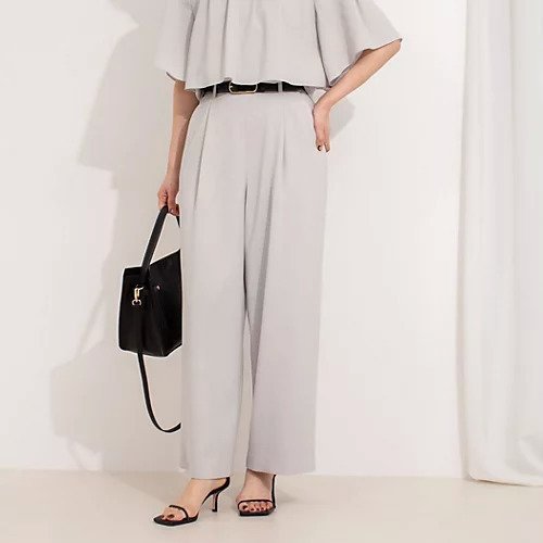 【ノーリーズ/NOLLEY'S】の《セットアップ対応》ウォッシャブル麻調タックワイドパンツ インテリア・キッズ・メンズ・レディースファッション・服の通販 founy(ファニー) 　ファッション　Fashion　レディースファッション　WOMEN　セットアップ　Setup　パンツ　Pants　2025年　2025　2025春夏・S/S　Ss,Spring/Summer,2025　ウォッシャブル　Washable　セットアップ　Set Up　ループ　Loop　ワイド　Wide　人気　Popularity　夏　Summer　定番　Standard　春　Spring　S/S・春夏　Ss・Spring/Summer　ライトグレー|ID: prp329100004452981 ipo3291000000032050246