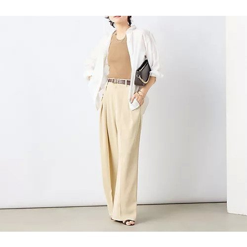 【ノーリーズソフィー/NOLLEY'S sophi】のウォッシャブル強撚ツイルワイドパンツ 人気、トレンドファッション・服の通販 founy(ファニー) 　ファッション　Fashion　レディースファッション　WOMEN　パンツ　Pants　2025年　2025　2025春夏・S/S　Ss,Spring/Summer,2025　おすすめ　Recommend　ウォッシャブル　Washable　ツイル　Twill　トレンド　Trend　ワイド　Wide　人気　Popularity　定番　Standard　other-3|ID: prp329100004452982 ipo3291000000031254210