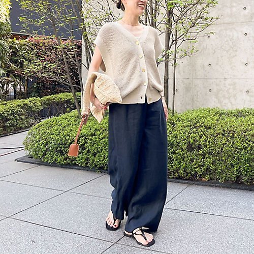 【ノーリーズ/NOLLEY'S】の【WEB STAFF恵 別注カラーあり】《セットアップ対応》リネンセミワイドパンツ 人気、トレンドファッション・服の通販 founy(ファニー) 　ファッション　Fashion　レディースファッション　WOMEN　セットアップ　Setup　パンツ　Pants　セットアップ　Set Up　フリル　Frills　別注　Special Order　リネン　Linen　ワイド　Wide　おすすめ　Recommend　夏　Summer　2025年　2025　2025春夏・S/S　Ss,Spring/Summer,2025　other-2|ID: prp329100004452983 ipo3291000000032165126