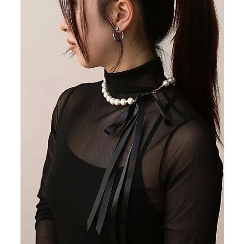 【コレカラ/collecala】のサテンリボンパールネックレス 人気、トレンドファッション・服の通販 founy(ファニー) 　ファッション　Fashion　レディースファッション　WOMEN　ジュエリー　Jewelry　ネックレス　Necklaces　おすすめ　Recommend　サテン　Satin　シンプル　Simple　トレンド　Trend　ドレス　Dress　ネックレス　Necklace　パール　Pearl　フォーマル　Formal　リボン　Ribbon　二次会　Wedding Party　入学式　Entrance Ceremony　卒業式　Graduation Ceremony　結婚式　Wedding Ceremony　other-2|ID: prp329100004452990 ipo3291000000031254243