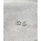 【コレカラ/collecala】の[silver925]月と星のピアス〈金属アレルギー対応〉 シルバー|ID: prp329100004452992 ipo3291000000031156256