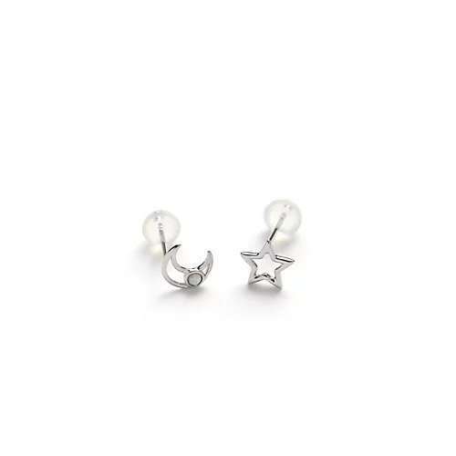 【コレカラ/collecala】の[silver925]月と星のピアス〈金属アレルギー対応〉 人気、トレンドファッション・服の通販 founy(ファニー) 　ファッション　Fashion　レディースファッション　WOMEN　おすすめ　Recommend　イヤーカフ　Ear Cuff　オケージョン　Occasion　シルバー　Silver　シンプル　Simple　ポーチ　Pouch　other-3|ID: prp329100004452992 ipo3291000000031254252