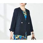 【ノーリーズ/NOLLEY'S】の《セットアップ対応》ウォッシャブルドライトロピカルノーカラーダブルジャケット ネイビー|ID: prp329100004452995 ipo3291000000031156270