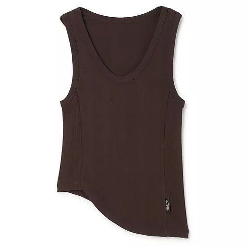 【フォトコピュー/PHOTOCOPIEU】のROUND-HEM TANK TOP 人気、トレンドファッション・服の通販 founy(ファニー) 　ファッション　Fashion　レディースファッション　WOMEN　ワンピース　Dress　2025年　2025　2025春夏・S/S　Ss,Spring/Summer,2025　アシンメトリー　Asymmetry　インナー　Inner　タンク　Tank　ボトム　Bottom　ラウンド　Round　洗える　Washable　 other-1|ID: prp329100004454854 ipo3291000000031169439