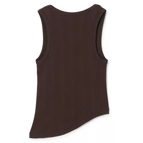 【フォトコピュー/PHOTOCOPIEU】のROUND-HEM TANK TOP 人気、トレンドファッション・服の通販 founy(ファニー) 　ファッション　Fashion　レディースファッション　WOMEN　ワンピース　Dress　2025年　2025　2025春夏・S/S　Ss,Spring/Summer,2025　アシンメトリー　Asymmetry　インナー　Inner　タンク　Tank　ボトム　Bottom　ラウンド　Round　洗える　Washable　other-2|ID: prp329100004454854 ipo3291000000031253746