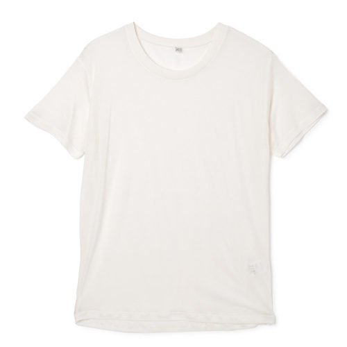 【ベースレンジ/Baserange】のTEE SHIRT インテリア・キッズ・メンズ・レディースファッション・服の通販 founy(ファニー) 　ファッション　Fashion　レディースファッション　Fashion for Women　トップス・カットソー　Cut & Sew Tops　シャツ・ブラウス・オフィスカジュアル　Elegant Blouses & Button-Ups　2025年　2025　2025春夏・S/S　Spring/Summer 2025 SS25　シアー　Sheer, See-Through　バランス　Balance, Style Balance　半袖　Short Sleeve, Half Sleeve　洗える　Machine Washable　UNDYED|ID: prp329100004454865 ipo3291000000034864281