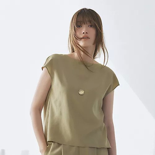 【エムセブンデイズ/M7days】の【高園あずささんコラボ】フィブリルTブラウス 人気、トレンドファッション・服の通販 founy(ファニー) 　ファッション　Fashion　レディースファッション　Fashion for Women　トップス・カットソー　Cut & Sew Tops　シャツ・ブラウス・オフィスカジュアル　Elegant Blouses & Button-Ups　おすすめ　Recommended / Our Picks　カッティング　Cutting Detail　キャップ　Cap, Baseball Cap　コラボ　Collaboration, Collab　スリーブ　Sleeve, Long Sleeve / Short Sleeve　洗える　Machine Washable　other-2|ID: prp329100004454869 ipo3291000000031902589