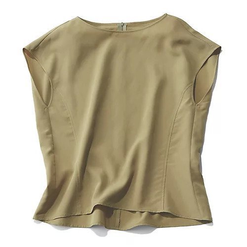 【エムセブンデイズ/M7days】の【コラボ】フィブリルとろみTブラウス インテリア・キッズ・メンズ・レディースファッション・服の通販 founy(ファニー) 　ファッション　Fashion　レディースファッション　Fashion for Women　トップス・カットソー　Cut & Sew Tops　シャツ・ブラウス・オフィスカジュアル　Elegant Blouses & Button-Ups　おすすめ　Recommended / Our Picks　とろみ　Fluid, Flowy Fabric　カッティング　Cutting Detail　キャップ　Cap, Baseball Cap　コラボ　Collaboration, Collab　スリーブ　Sleeve, Long Sleeve / Short Sleeve　洗える　Machine Washable　ピスタチオベージュ|ID: prp329100004454869 ipo3291000000035748531