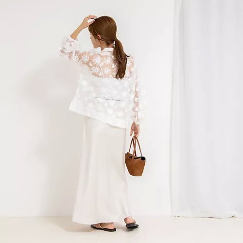 【ノーリーズ/NOLLEY'S】のシアーフラワーモチーフブラウス 人気、トレンドファッション・服の通販 founy(ファニー) 　ファッション　Fashion　レディースファッション　WOMEN　トップス・カットソー　Tops/Tshirt　シャツ/ブラウス　Shirts/Blouses　花柄・フラワープリント・モチーフ　Flower Patterns　2025年　2025　2025春夏・S/S　Ss,Spring/Summer,2025　おすすめ　Recommend　フラワー　Flower　モチーフ　Motif　夏　Summer　other-3|ID: prp329100004454879 ipo3291000000031712365