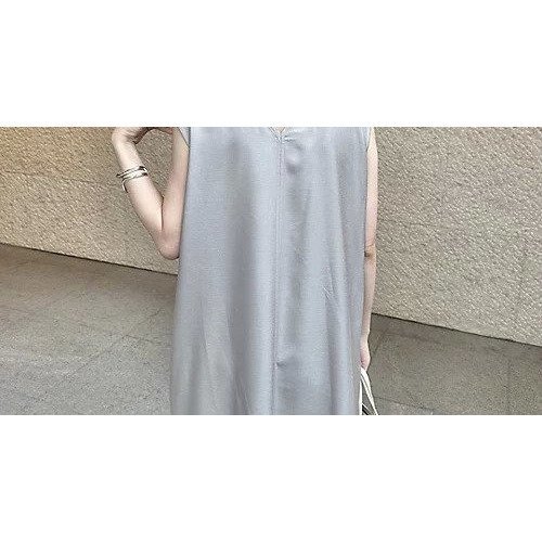 【エムセブンデイズ/M7days】の【コラボ】2WAYコンフォートワンピース 人気、トレンドファッション・服の通販 founy(ファニー) 　ファッション　Fashion　レディースファッション　Fashion for Women　ワンピース　Dresses　コラボ　Collaboration, Collab　スリット　Slit, Slit Detail　ツイル　Twist, Twisted Detail　バランス　Balance, Style Balance　エレガント 上品　Elegant　洗える　Machine Washable　other-3|ID: prp329100004454898 ipo3291000000033157130