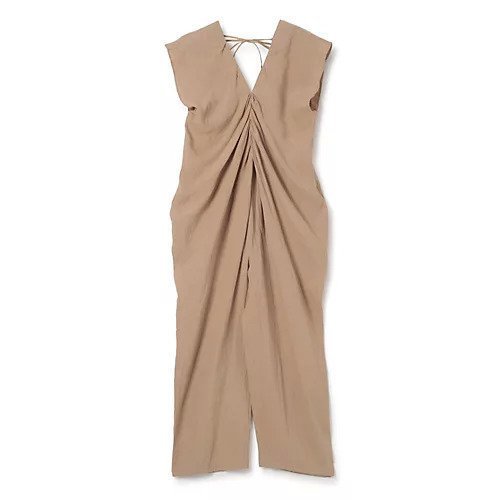 【エンリカ/enrica】のリネンオールインワン インテリア・キッズ・メンズ・レディースファッション・服の通販 founy(ファニー) 　ファッション　Fashion　レディースファッション　Fashion for Women　ワンピース　Dresses　オールインワン・ワンピース　Dresses and Jumpsuits　シンプル　Simple, Minimal　リネン　Linen, Linen Fabric　今季　This Season, Current Season　洗える　Machine Washable　キャメル|ID: prp329100004454901 ipo3291000000034618415