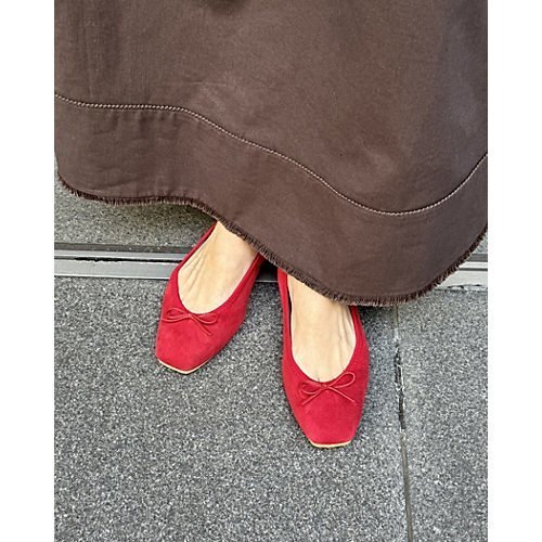【クルン トウキョウ/kurun TOKYO】の【Marisol別注】スクエアバレエシューズ 人気、トレンドファッション・服の通販 founy(ファニー) 　ファッション　Fashion　レディースファッション　WOMEN　コンビ　Combination　吸水　Water Absorption　抗菌　Antibacterial　シューズ　Shoes　スエード　Suede　ハーフ　Half　バレエ　Ballet　別注　Special Order　ミックス　Mix　リボン　Ribbon　日本製　Made In Japan　other-2|ID: prp329100004454908 ipo3291000000031552752