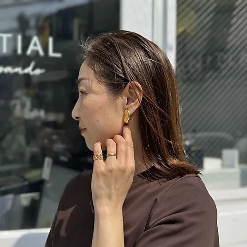 【ノーリーズ/NOLLEY'S】のニュアンスプレートイヤリング 人気、トレンドファッション・服の通販 founy(ファニー) 　ファッション　Fashion　レディースファッション　WOMEN　ジュエリー　Jewelry　リング　Rings　イヤリング　Earrings　イヤリング　Earrings　シルバー　Silver　プレート　Plate　モチーフ　Motif　other-3|ID: prp329100004454918 ipo3291000000031253971