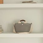 【トプカピ/TOPKAPI】のスコッチグレイン ネオレザー ショルダー付き ミニ トートバッグ プレーン ライトグレー|ID: prp329100004458527 ipo3291000000031209889