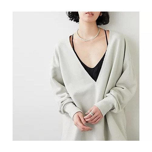 【ウィムガゼット/Whim Gazette】の裏毛Vネックプルオーバー インテリア・キッズ・メンズ・レディースファッション・服の通販 founy(ファニー) https://founy.com/ ファッション Fashion レディースファッション WOMEN トップス・カットソー Tops/Tshirt プルオーバー Pullover Vネック V-Neck カットオフ Cut Off キャミソール Camisole ダメージ Damage ドロップ Drop バランス Balance おすすめ Recommend 日本製 Made In Japan |ID: prp329100004458533 ipo3291000000031209906