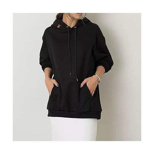 【ウィムガゼット/Whim Gazette】の【SELF MADE】エンブロイダリーパーカ インテリア・キッズ・メンズ・レディースファッション・服の通販 founy(ファニー) 　ファッション　Fashion　レディースファッション　WOMEN　トップス・カットソー　Tops/Tshirt　パーカ　Sweats　イタリア　Italy　インナー　Inner　コレクション　Collection　ジャケット　Jacket　ハンド　Hand　パーカー　Hoodie　フェミニン　Feminine　プリント　Print　メンズ　Mens　ラグジュアリー　Luxury　おすすめ　Recommend　ブラック|ID: prp329100004458537 ipo3291000000031209919