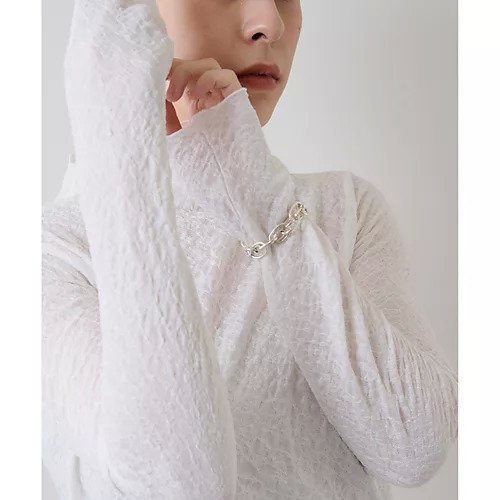 【ウィムガゼット/Whim Gazette】の【THE PAUSE】シャーリングハイネックプルオーバー 人気、トレンドファッション・服の通販 founy(ファニー) 　ファッション　Fashion　レディースファッション　WOMEN　トップス・カットソー　Tops/Tshirt　プルオーバー　Pullover　ヴィンテージ　Vintage　カットソー　Cut And Sew　グラデーション　Gradation　シアー　Sheer　シャーリング　Shirring　ジャケット　Jacket　スウェット　Sweat　ハイネック　High Neck　フィット　Fit　ベスト　Vest　ロング　Long　ワーク　Work　エレガント 上品　Elegant　other-2|ID: prp329100004458541 ipo3291000000031236832