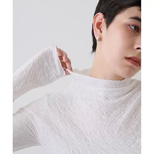 【ウィムガゼット/Whim Gazette】の【THE PAUSE】シャーリングハイネックプルオーバー 人気、トレンドファッション・服の通販 founy(ファニー) 　ファッション　Fashion　レディースファッション　WOMEN　トップス・カットソー　Tops/Tshirt　プルオーバー　Pullover　ヴィンテージ　Vintage　カットソー　Cut And Sew　グラデーション　Gradation　シアー　Sheer　シャーリング　Shirring　ジャケット　Jacket　スウェット　Sweat　ハイネック　High Neck　フィット　Fit　ベスト　Vest　ロング　Long　ワーク　Work　エレガント 上品　Elegant　other-3|ID: prp329100004458541 ipo3291000000031236833