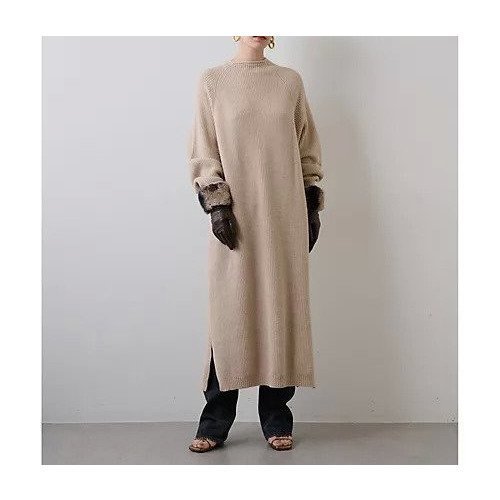 【ウィムガゼット/Whim Gazette】の畦ボトルネックニットワンピース 人気、トレンドファッション・服の通販 founy(ファニー) 　ファッション　Fashion　レディースファッション　WOMEN　ワンピース　Dress　ニットワンピース　Knit Dresses　カシミヤ　Cashmere　スリット　Slit　トレンド　Trend　ボトルネック　Bottleneck　冬　Winter　定番　Standard　畦　Ridge　A/W・秋冬　Aw・Autumn/Winter・Fw・Fall-Winter　 other-1|ID: prp329100004458560 ipo3291000000031209977