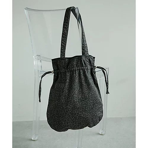 【ウィムガゼット/Whim Gazette】の【THE PAUSE】アニマルトートBAG インテリア・キッズ・メンズ・レディースファッション・服の通販 founy(ファニー) 　ファッション　Fashion　レディースファッション　Fashion for Women　バッグ　Bags　アニマル　Animal Print　ヴィンテージ　Vintage Style　グラデーション　Gradient, Ombre　巾着　Drawstring Bag, Kinchaku　トレンド　Trend, Trending Now　フェミニン　Feminine, Girly　メッシュ　Mesh, Net Fabric　ワーク　Workwear, Utility Style　おすすめ　Recommended / Our Picks　グレー|ID: prp329100004458582 ipo3291000000031210032