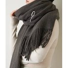 【ウィムガゼット/Whim Gazette】の【ASAUCE MELER】別注ブローチ付スポンディッシュストール3 チャコールグレー|ID: prp329100004458598 ipo3291000000031210069