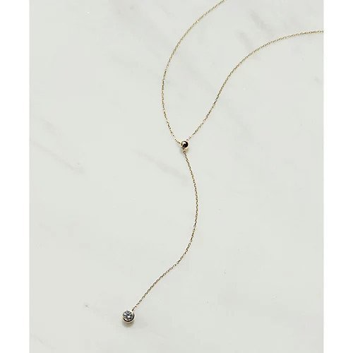 【ウィムガゼット/Whim Gazette】の【PRMAL】0.1ct Slide Lariat ネックレス インテリア・キッズ・メンズ・レディースファッション・服の通販 founy(ファニー) 　ファッション　Fashion　レディースファッション　Fashion for Women　ジュエリー　Jewelry　ネックレス　Necklaces & Pendants　ジュエリー　Jewelry, Accessories　ダイヤモンド　Diamond, Brilliant Cut　チェーン　Chain, Chain Strap　ネックレス　Necklace, Pendant Necklace　ロング　Long, Long-Length　ゴールド|ID: prp329100004458614 ipo3291000000031210106