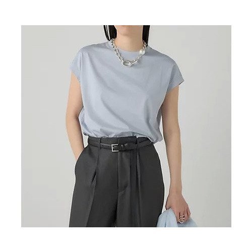 【カオス/Chaos】のCRアームレットT インテリア・キッズ・メンズ・レディースファッション・服の通販 founy(ファニー) ファッション Fashion レディースファッション Fashion for Women フレンチ French, French Style ラウンド Round, Round Neck 夏 Summer 春 Spring S/S・春夏 SS, Spring/Summer, Warm Season 洗える Machine Washable サックス|ID: prp329100004458653 ipo3291000000036025433