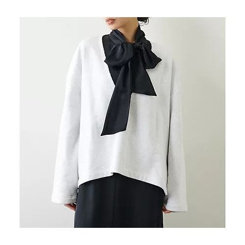 【ウィムガゼット/Whim Gazette】のスウェットVプルオーバー 人気、トレンドファッション・服の通販 founy(ファニー) 　ファッション　Fashion　レディースファッション　WOMEN　トップス・カットソー　Tops/Tshirt　パーカ　Sweats　プルオーバー　Pullover　スウェット　Sweat　カットオフ　Cut Off　カットソー　Cut And Sew　キャミソール　Camisole　今季　This Season　スウェット　Sweat　スリット　Slit　ダメージ　Damage　ドロップ　Drop　人気　Popularity　2022年　2022　2022 春夏 S/S　Ss,Spring/Summer,2022　日本製　Made In Japan　other-2|ID: prp329100004458673 ipo3291000000031237097
