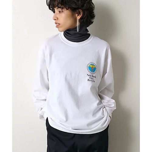 【ウィムガゼット/Whim Gazette】の【GOOD ROCK SPEED】NYCロンT2 人気、トレンドファッション・服の通販 founy(ファニー) 　ファッション　Fashion　レディースファッション　Fashion for Women　トップス・カットソー　Cut & Sew Tops　ロングTシャツ・Tシャツ　Longline T-Shirts & Tees　ヴィンテージ　Vintage Style　グラフィック　Graphic, Graphic Design　センター　Center, Center Line　ニューヨーク　New York, NYC Style　プリント　Print, Printed Pattern　ボトム　Bottoms, Lower Wear　ユーズド　Used, Vintage-Look　2022年　2022　2022 春夏 S/S　Spring/Summer 2022 SS22　おすすめ　Recommended / Our Picks　other-2|ID: prp329100004458675 ipo3291000000031237101