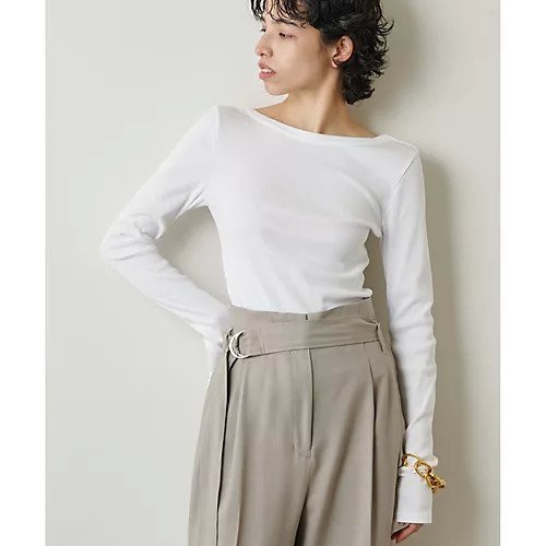 【ウィムガゼット/Whim Gazette】のバックシャンカットソー 人気、トレンドファッション・服の通販 founy(ファニー) 　ファッション　Fashion　レディースファッション　Fashion for Women　トップス・カットソー　Cut & Sew Tops　カットソー・ベーシックTシャツ　Cut-and-Sewn Tops / Stretch Tees & Basics　インナー　Innerwear　カッティング　Cutting Detail　シルク　Silk, 100% Silk　ジャケット　Jacket, Outerwear　スマート　Smart, Elegant　テレコ　Ribbed, Rib Stitch　フィット　Fit, Slim Fit　フェミニン　Feminine, Girly　ベーシック　Basic, Essential　2022年　2022　2022 春夏 S/S　Spring/Summer 2022 SS22　エレガント 上品　Elegant　other-2|ID: prp329100004458678 ipo3291000000031237107