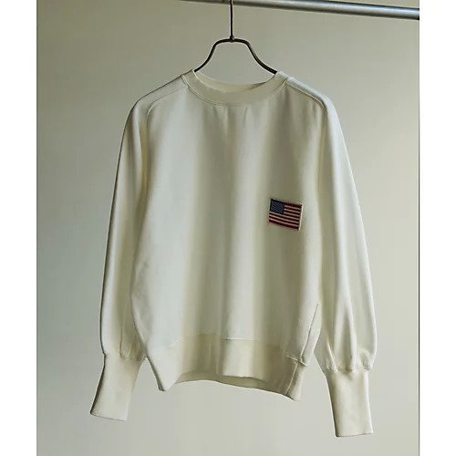 【ウィムガゼット/Whim Gazette】のワッペンSETスウェット2 インテリア・キッズ・メンズ・レディースファッション・服の通販 founy(ファニー) 　ファッション　Fashion　レディースファッション　Fashion for Women　トップス・カットソー　Cut & Sew Tops　レディースパーカー・カジュアルフーディー　Casual Hoodies & Sweatshirts　スウェット・クルーネックトップス　Sweatshirts & Crewnecks / Relaxed Fit Sweat Tops　ヴィンテージ　Vintage Style　吸水　Absorbent, Quick-Dry　スウェット / スエット　Sweatshirt, Sweatwear　タオル　Towel, Bath Towel　定番　Standard, Basic Item　フェミニン　Feminine, Girly　ロング　Long, Long-Length　2022年　2022　2022 春夏 S/S　Spring/Summer 2022 SS22　おすすめ　Recommended / Our Picks　エクリュ|ID: prp329100004458680 ipo3291000000031210295