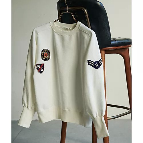 【ウィムガゼット/Whim Gazette】のワッペンSETスウェット2 インテリア・キッズ・メンズ・レディースファッション・服の通販 founy(ファニー) 　ファッション　Fashion　レディースファッション　Fashion for Women　トップス・カットソー　Cut & Sew Tops　レディースパーカー・カジュアルフーディー　Casual Hoodies & Sweatshirts　スウェット・クルーネックトップス　Sweatshirts & Crewnecks / Relaxed Fit Sweat Tops　ヴィンテージ　Vintage Style　吸水　Absorbent, Quick-Dry　スウェット / スエット　Sweatshirt, Sweatwear　タオル　Towel, Bath Towel　定番　Standard, Basic Item　フェミニン　Feminine, Girly　ロング　Long, Long-Length　2022年　2022　2022 春夏 S/S　Spring/Summer 2022 SS22　おすすめ　Recommended / Our Picks　ホワイトその他2|ID: prp329100004458680 ipo3291000000031210303