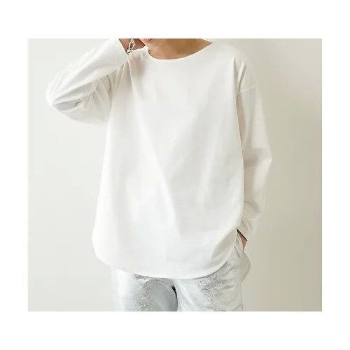 【ウィムガゼット/Whim Gazette】のロングスリーブTEE インテリア・キッズ・メンズ・レディースファッション・服の通販 founy(ファニー) 　ファッション　Fashion　レディースファッション　Fashion for Women　2022年　2022　2022 春夏 S/S　Spring/Summer 2022 SS22　インナー　Innerwear　カットソー　Cut and Sewn Top　シルケット　Silket, Silky Cotton　シンプル　Simple, Minimal　ジャケット　Jacket, Outerwear　スリーブ　Sleeve, Long Sleeve / Short Sleeve　トレンド　Trend, Trending Now　ベーシック　Basic, Essential　ボトム　Bottoms, Lower Wear　ロング　Long, Long-Length　エレガント 上品　Elegant　ホワイト|ID: prp329100004458689 ipo3291000000031210339