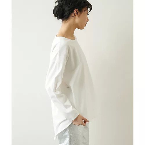 【ウィムガゼット/Whim Gazette】のロングスリーブTEE 人気、トレンドファッション・服の通販 founy(ファニー) 　ファッション　Fashion　レディースファッション　Fashion for Women　2022年　2022　2022 春夏 S/S　Spring/Summer 2022 SS22　インナー　Innerwear　カットソー　Cut and Sewn Top　シルケット　Silket, Silky Cotton　シンプル　Simple, Minimal　ジャケット　Jacket, Outerwear　スリーブ　Sleeve, Long Sleeve / Short Sleeve　トレンド　Trend, Trending Now　ベーシック　Basic, Essential　ボトム　Bottoms, Lower Wear　ロング　Long, Long-Length　エレガント 上品　Elegant　other-3|ID: prp329100004458689 ipo3291000000031237130