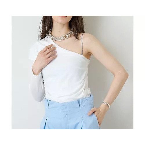 【ウィムガゼット/Whim Gazette】の【Cabana】ワンショルトップス 人気、トレンドファッション・服の通販 founy(ファニー) 　ファッション　Fashion　レディースファッション　Fashion for Women　トップス・カットソー　Cut & Sew Tops　インナー　Innerwear　ギャザー　Gathered, Ruffled　クール　Cool, Chic　コレクション　Collection, Seasonal Line　ジャケット　Jacket, Outerwear　デコルテ　Décolleté, Neckline　ビーチ　Beach, Seaside　ボーダー　Border, Stripe　ポケット　Pocket, Pocket Detail　リゾート　Resort, Vacation Style　2022年　2022　2022 春夏 S/S　Spring/Summer 2022 SS22　other-2|ID: prp329100004458717 ipo3291000000031237185