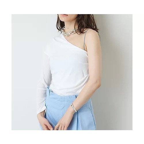 【ウィムガゼット/Whim Gazette】の【Cabana】ワンショルトップス 人気、トレンドファッション・服の通販 founy(ファニー) 　ファッション　Fashion　レディースファッション　Fashion for Women　トップス・カットソー　Cut & Sew Tops　インナー　Innerwear　ギャザー　Gathered, Ruffled　クール　Cool, Chic　コレクション　Collection, Seasonal Line　ジャケット　Jacket, Outerwear　デコルテ　Décolleté, Neckline　ビーチ　Beach, Seaside　ボーダー　Border, Stripe　ポケット　Pocket, Pocket Detail　リゾート　Resort, Vacation Style　2022年　2022　2022 春夏 S/S　Spring/Summer 2022 SS22　other-3|ID: prp329100004458717 ipo3291000000031237186