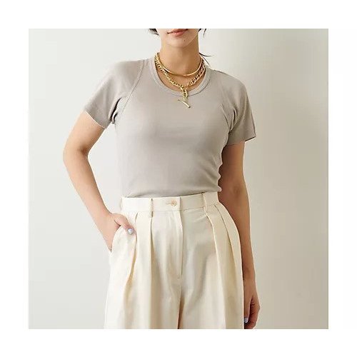 【ウィムガゼット/Whim Gazette】の【OVERNEATH】リブTEE インテリア・キッズ・メンズ・レディースファッション・服の通販 founy(ファニー) https://founy.com/ ファッション Fashion レディースファッション Fashion for Women インナー Innerwear ジャケット Jacket, Outerwear ブライト Bright, Shiny 別注 Limited Edition, Custom Order 2022年 2022 2022 春夏 S/S Spring/Summer 2022 SS22 |ID: prp329100004458726 ipo3291000000031210435