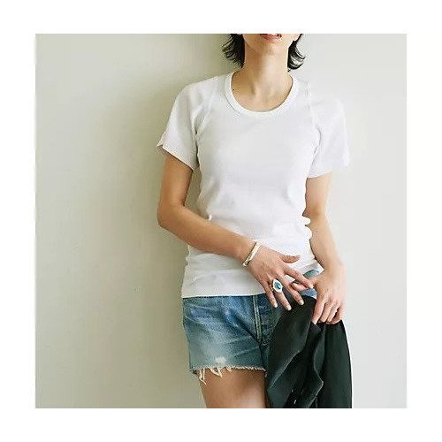 【ウィムガゼット/Whim Gazette】の【OVERNEATH】リブTEE 人気、トレンドファッション・服の通販 founy(ファニー) 　ファッション　Fashion　レディースファッション　Fashion for Women　インナー　Innerwear　ジャケット　Jacket, Outerwear　ブライト　Bright, Shiny　別注　Limited Edition, Custom Order　2022年　2022　2022 春夏 S/S　Spring/Summer 2022 SS22　other-2|ID: prp329100004458726 ipo3291000000031237203