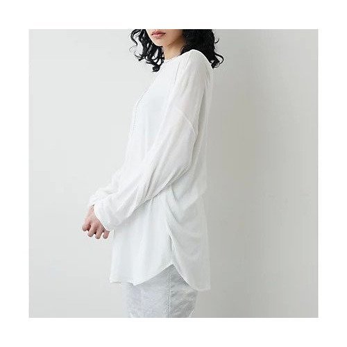 【ウィムガゼット/Whim Gazette】のシアーロングTEE 人気、トレンドファッション・服の通販 founy(ファニー) 　ファッション　Fashion　レディースファッション　Fashion for Women　2022年　2022　2022 春夏 S/S　Spring/Summer 2022 SS22　おすすめ　Recommended / Our Picks　インド　Indian Textile　キャミソール　Camisole, Spaghetti Strap Top　シアー　Sheer, See-Through　スリーブ　Sleeve, Long Sleeve / Short Sleeve　タンク　Tank Top, Sleeveless Top　デコルテ　Décolleté, Neckline　フィット　Fit, Slim Fit　ボトム　Bottoms, Lower Wear　ロング　Long, Long-Length　エレガント 上品　Elegant　今季　This Season, Current Season　other-3|ID: prp329100004458730 ipo3291000000031237212