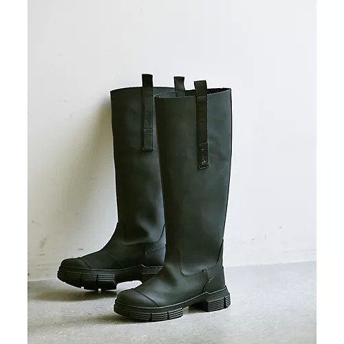 【ウィムガゼット/Whim Gazette】の【GANNI】ラバーロングブーツ 人気、トレンドファッション・服の通販 founy(ファニー) 　ファッション　Fashion　レディースファッション　WOMEN　カラフル　Colorful　キャップ　Cap　コレクション　Collection　今季　This Season　ストレート　Straight　定番　Standard　ニューヨーク　New York　ハーフ　Half　プリント　Print　ラバー　Rubber　ロング　Long　ロンドン　London　2022年　2022　2022 春夏 S/S　Ss,Spring/Summer,2022　おすすめ　Recommend　other-2|ID: prp329100004458741 ipo3291000000031237233