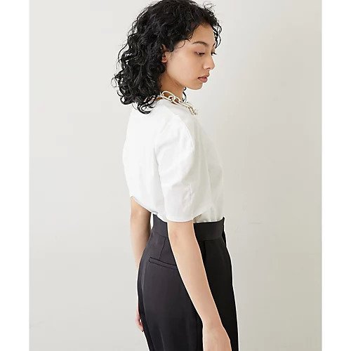 【ウィムガゼット/Whim Gazette】のスリーブコンシャスTシャツ 人気、トレンドファッション・服の通販 founy(ファニー) 　ファッション　Fashion　レディースファッション　Fashion for Women　トップス・カットソー　Cut & Sew Tops　シャツ・ブラウス・オフィスカジュアル　Elegant Blouses & Button-Ups　ロングTシャツ・Tシャツ　Longline T-Shirts & Tees　アクセサリー　Fashion Accessories　カットソー　Cut and Sewn Top　スタンダード　Standard, Basic　スリーブ　Sleeve, Long Sleeve / Short Sleeve　デニム　Denim, Jeans Material　トレンド　Trend, Trending Now　半袖　Short Sleeve, Half Sleeve　2022年　2022　2022 春夏 S/S　Spring/Summer 2022 SS22　夏　Summer　other-3|ID: prp329100004458801 ipo3291000000031237358