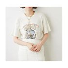 【ウィムガゼット/Whim Gazette】の【ANINE BING】BIKER TEE アイボリー|ID: prp329100004458821 ipo3291000000032061822