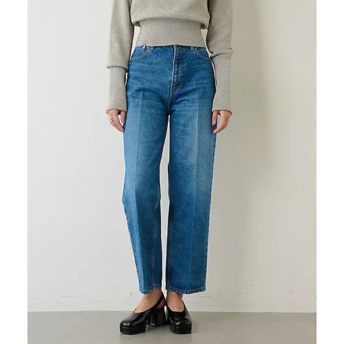 【ウィムガゼット/Whim Gazette】の【ai no de】ストレートデニム インテリア・キッズ・メンズ・レディースファッション・服の通販 founy(ファニー) 　ファッション　Fashion　レディースファッション　Fashion for Women　インディゴ　Indigo Denim　ストレート　Straight, Straight Cut　センター　Center, Center Line　テーパード　Tapered, Tapered Pants　デニム　Denim, Jeans Material　リアル　Real, Realistic　ルーズ　Loose, Oversized　ワイド　Wide, Wide Fit　2022年　2022　2022-2023秋冬・A/W　Autumn/Winter 2022–23 AW22–23　おすすめ　Recommended / Our Picks　エレガント 上品　Elegant　インディゴブルー|ID: prp329100004458840 ipo3291000000031210759