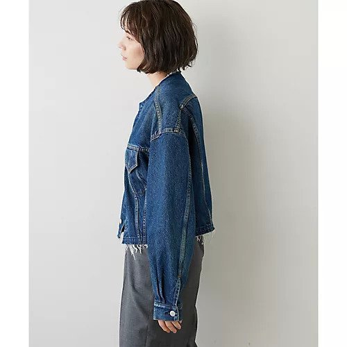 【ウィムガゼット/Whim Gazette】の【ai no de】デニムジャケット 人気、トレンドファッション・服の通販 founy(ファニー) 　ファッション　Fashion　レディースファッション　WOMEN　アウター　Coat Outerwear　ジャケット　Jackets　デニムジャケット　Denim Jackets　インディゴ　Indigo　ショート　Short　ジャケット　Jacket　デニム　Denim　バランス　Balance　ブルゾン　Blouson　リアル　Real　2022年　2022　2022-2023秋冬・A/W　Aw/Autumn/Winter//Fw/Fall-Winter/2022-2023　エレガント 上品　Elegant　other-3|ID: prp329100004458842 ipo3291000000031237440