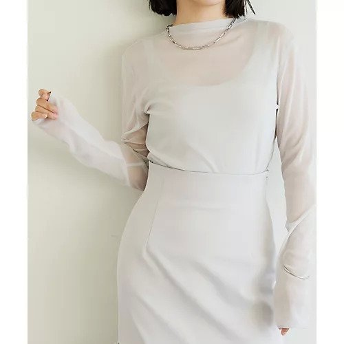 【ウィムガゼット/Whim Gazette】の【La nature linge】シアーチュールプルオーバー インテリア・キッズ・メンズ・レディースファッション・服の通販 founy(ファニー) https://founy.com/ ファッション Fashion レディースファッション Fashion for Women トップス・カットソー Cut & Sew Tops カジュアルプルオーバー・ニットトップス Pullovers & Knit Tops / Casual Pullovers インナー Innerwear カットソー Cut and Sewn Top コンパクト Compact, Small Size シアー Sheer, See-Through ジャケット Jacket, Outerwear 定番 Standard, Basic Item バランス Balance, Style Balance おすすめ Recommended / Our Picks お家時間・ステイホーム Stay Home / At Home エレガント 上品 Elegant |ID: prp329100004458863 ipo3291000000031210816