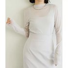 【ウィムガゼット/Whim Gazette】の【La nature linge】シアーチュールプルオーバー ライトグレー|ID: prp329100004458863 ipo3291000000031210817