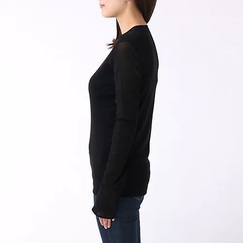 【ウィムガゼット/Whim Gazette】の【La nature linge】シアーチュールプルオーバー 人気、トレンドファッション・服の通販 founy(ファニー) 　ファッション　Fashion　レディースファッション　Fashion for Women　トップス・カットソー　Cut & Sew Tops　カジュアルプルオーバー・ニットトップス　Pullovers & Knit Tops / Casual Pullovers　インナー　Innerwear　カットソー　Cut and Sewn Top　コンパクト　Compact, Small Size　シアー　Sheer, See-Through　ジャケット　Jacket, Outerwear　定番　Standard, Basic Item　バランス　Balance, Style Balance　おすすめ　Recommended / Our Picks　お家時間・ステイホーム　Stay Home / At Home　エレガント 上品　Elegant　other-2|ID: prp329100004458863 ipo3291000000031237481
